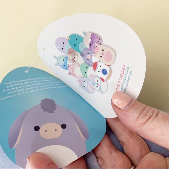 Squishmallows Fina The Donkey 12” Unisex Kids Adults Plushy Stuffed Animal NWT - Picture 6 of 11